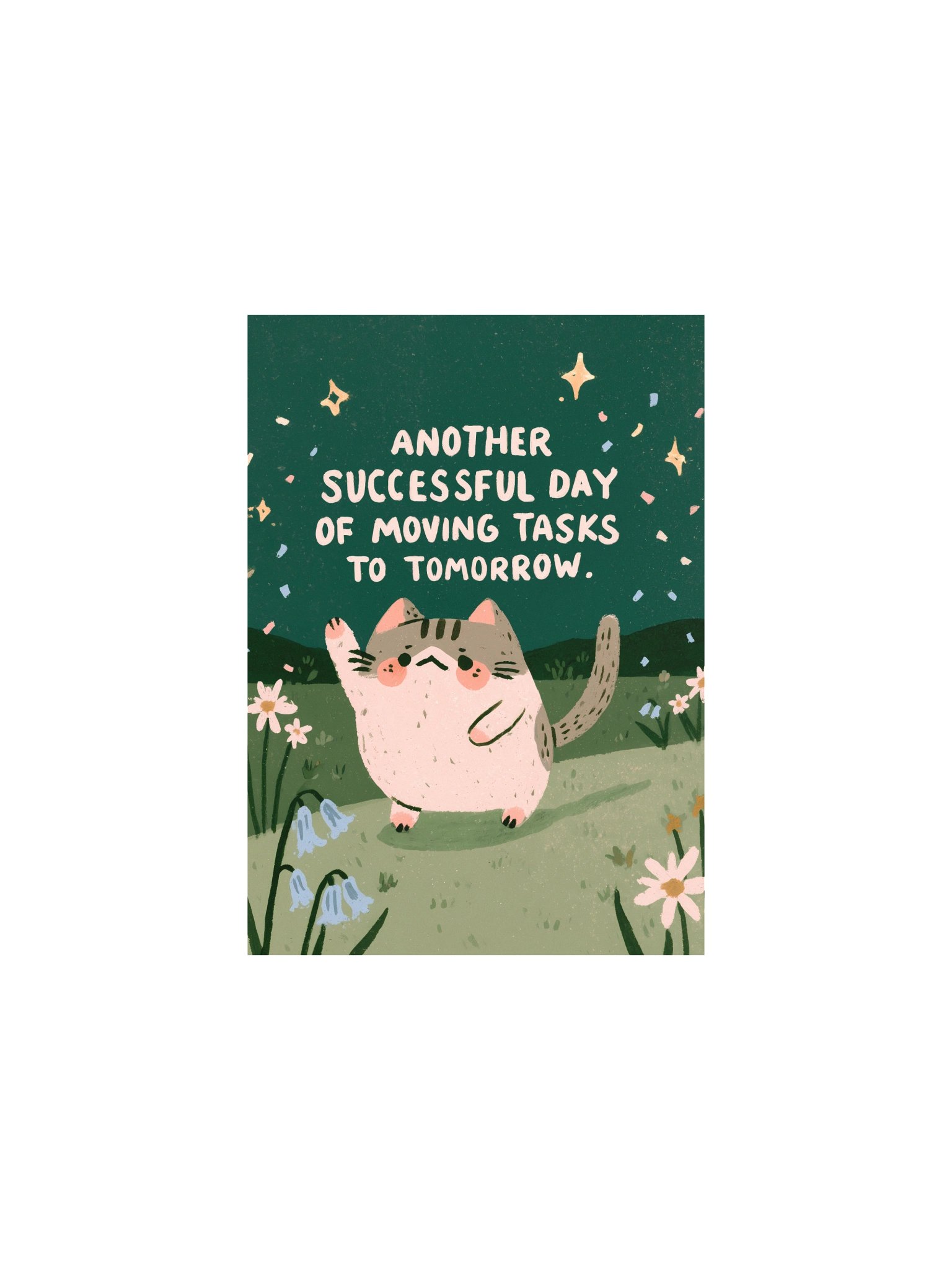 Another Successful Day Cat Meme Poster product image (8)