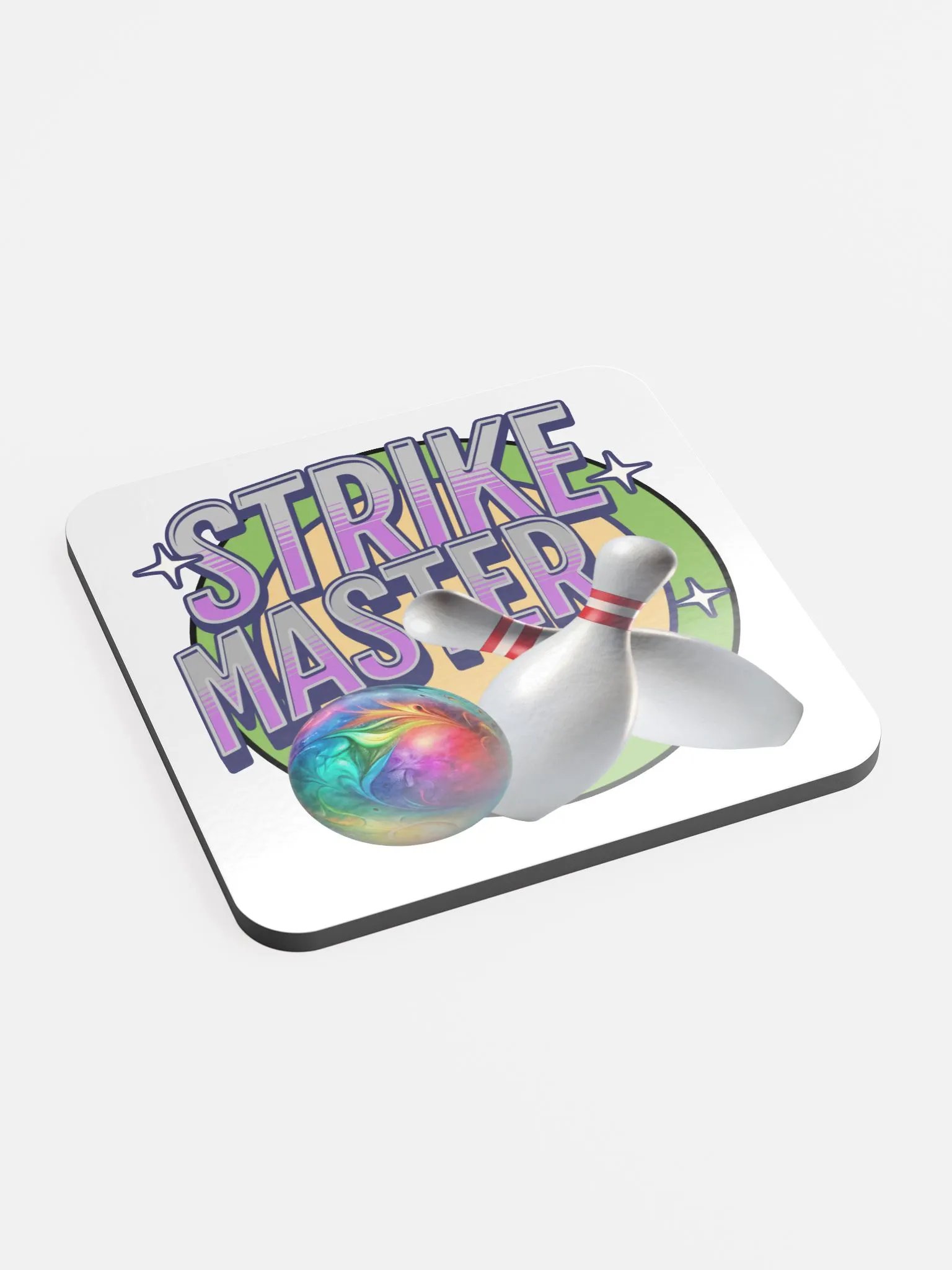 Strike Master Bowling Cork Coaster product image (3)