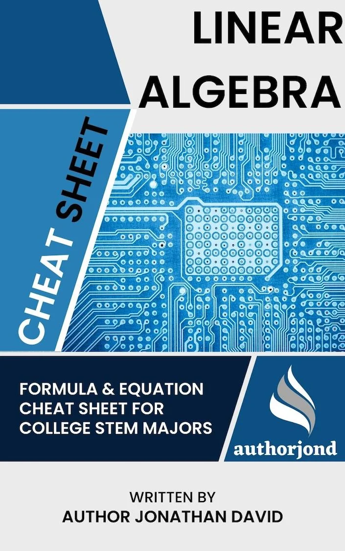 Linear Algebra The Ultimate Cheat Sheet for Math and Physics product image (1)