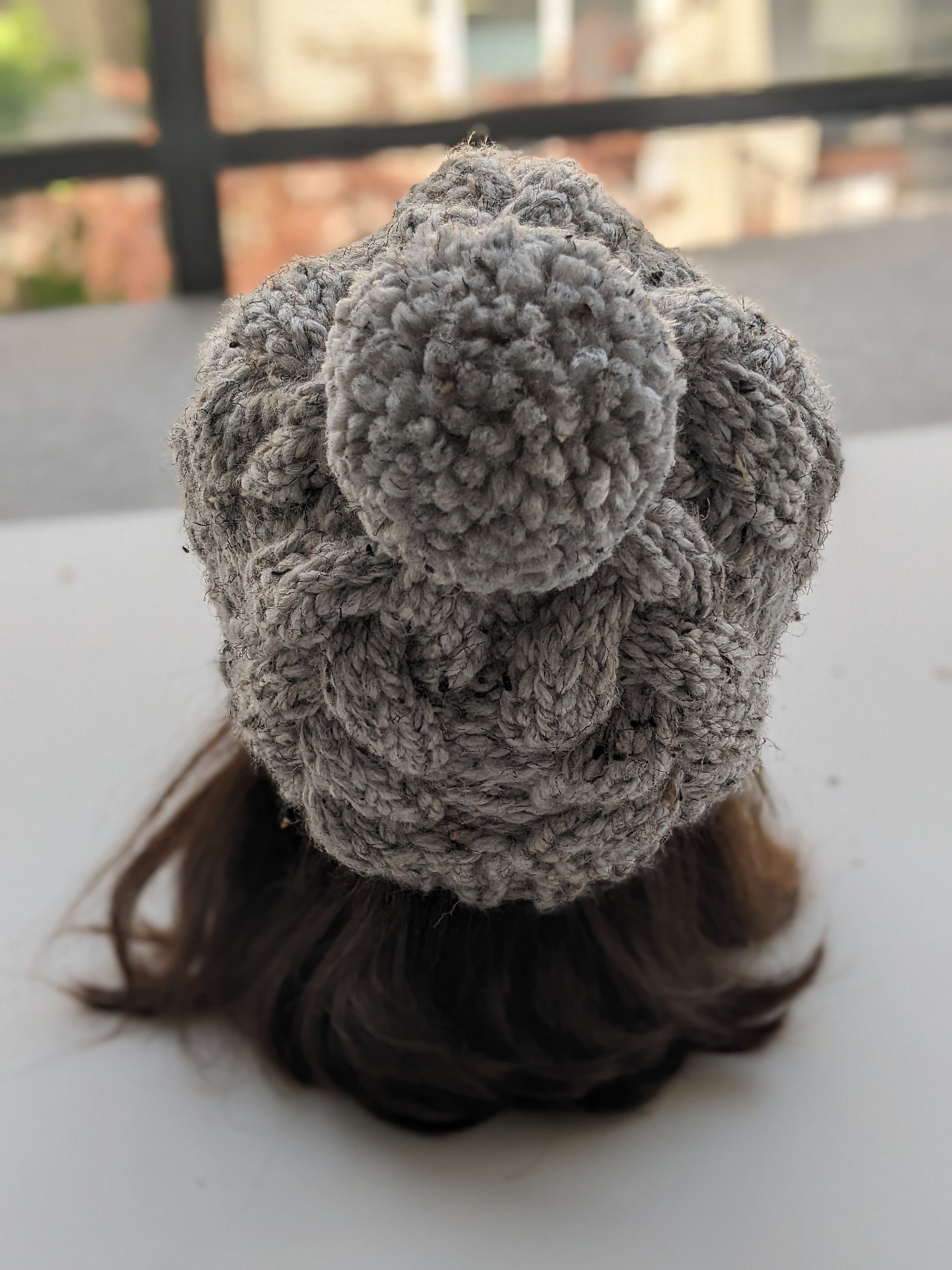 Chunky Cable Beanie Knitting Pattern product image (10)