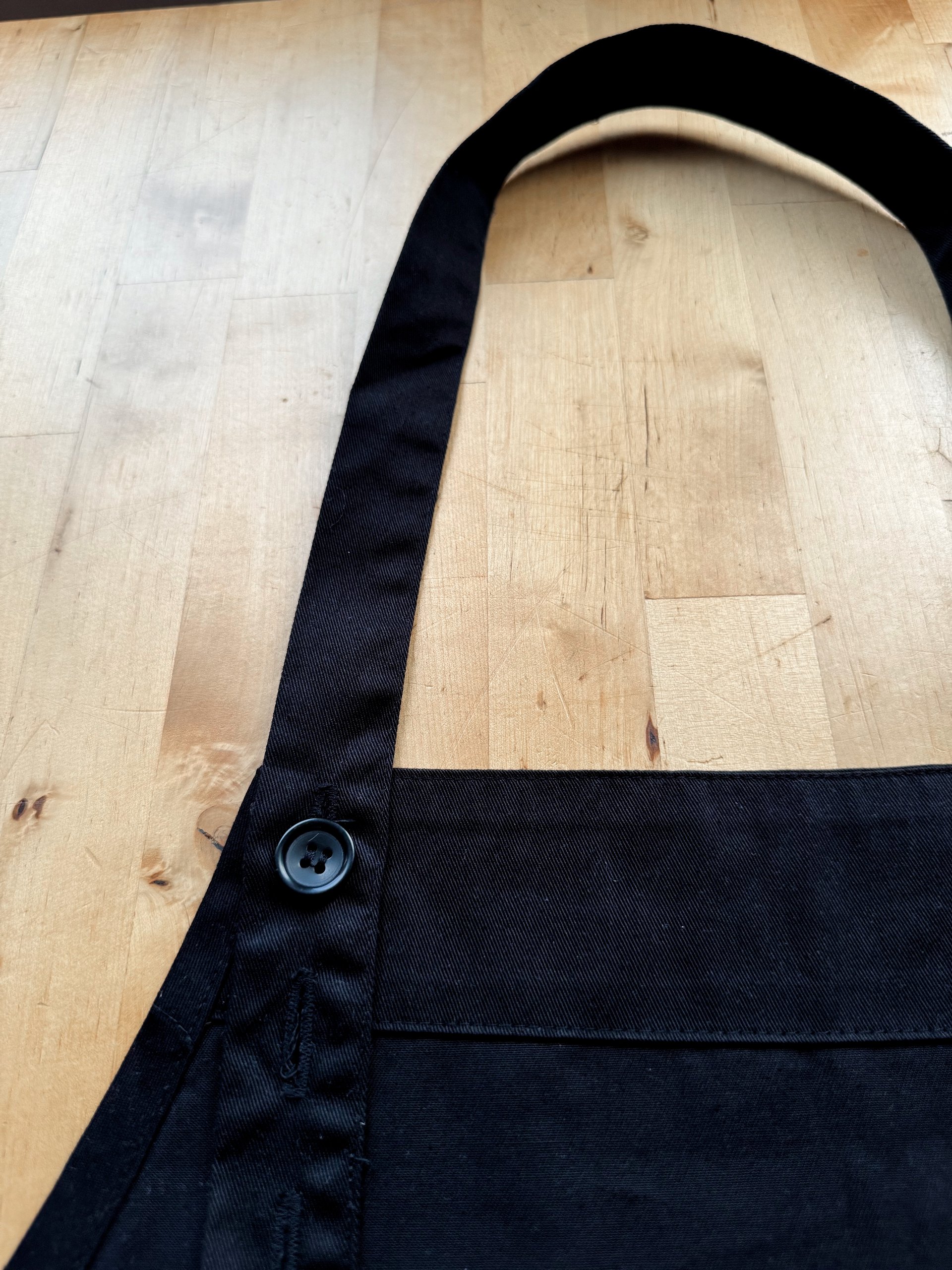 Imperfect Human Cook Apron (Organic Cotton) product image (5)