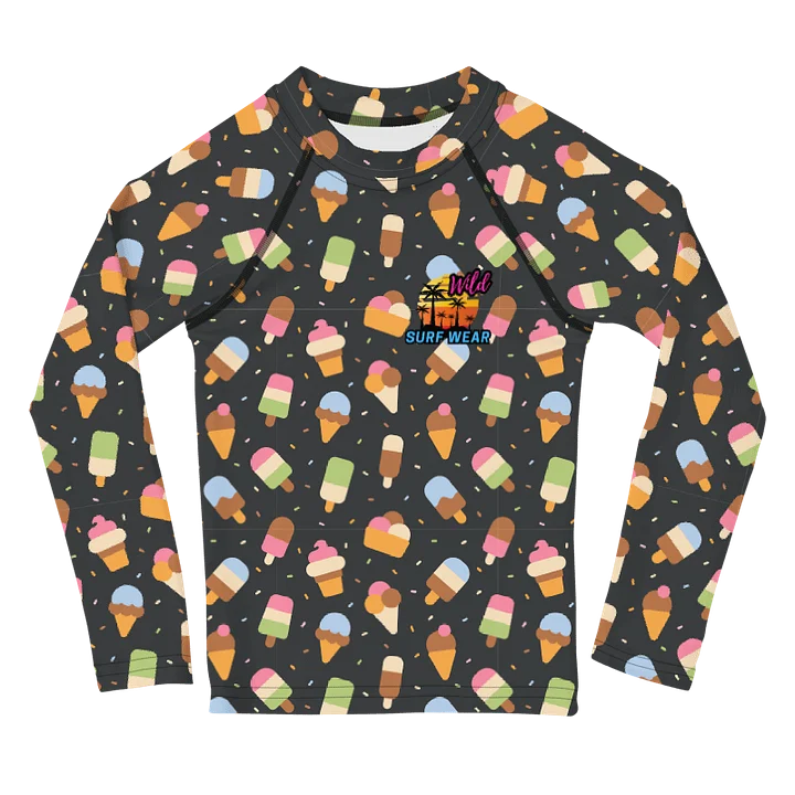 Wild Ice Cream Kids Rash Guard product image (1)