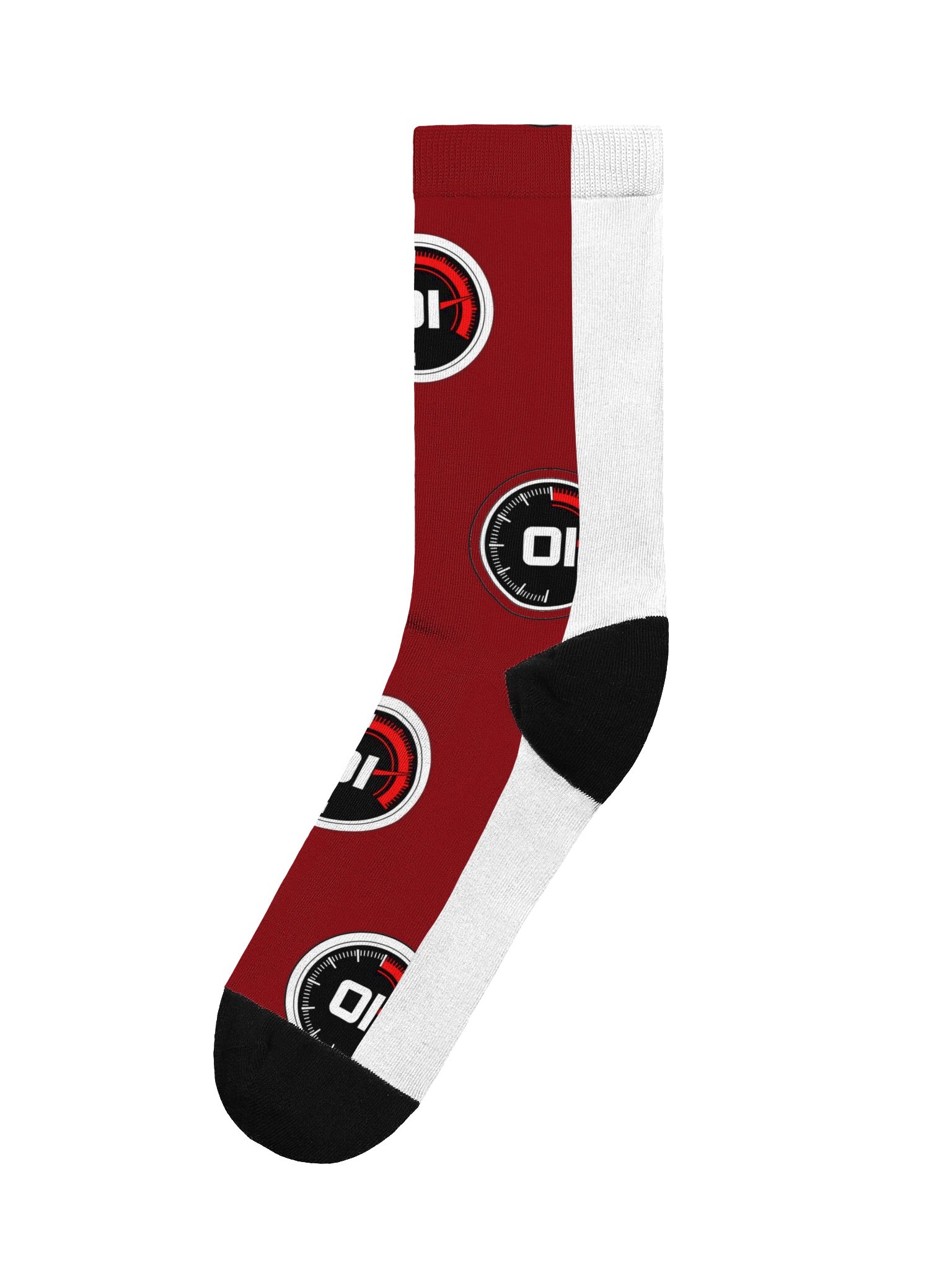 Premium Crew Socks — Redline product image (2)