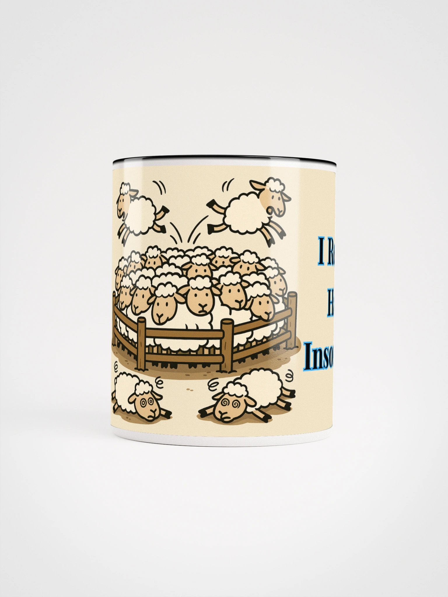 I Really Hate Insomnia (Both) 2-Tone Ceramic Mug product image (64)