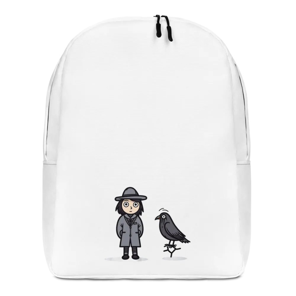 🎒 Crow Man & Companion Minimalist Backpack 🌟 product image (10)