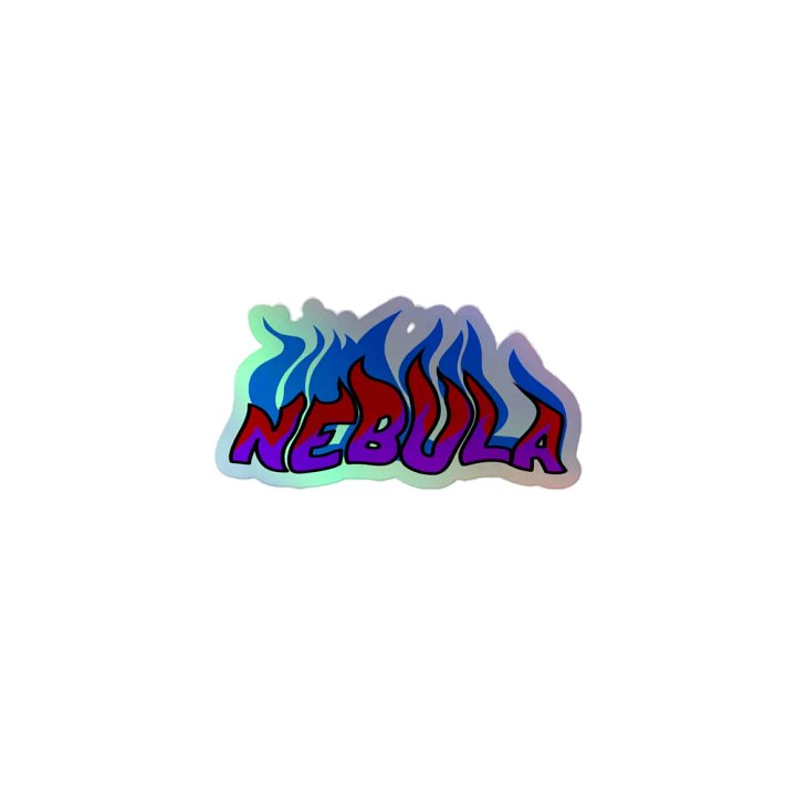 Holographic Nebula Sticker product image (1)