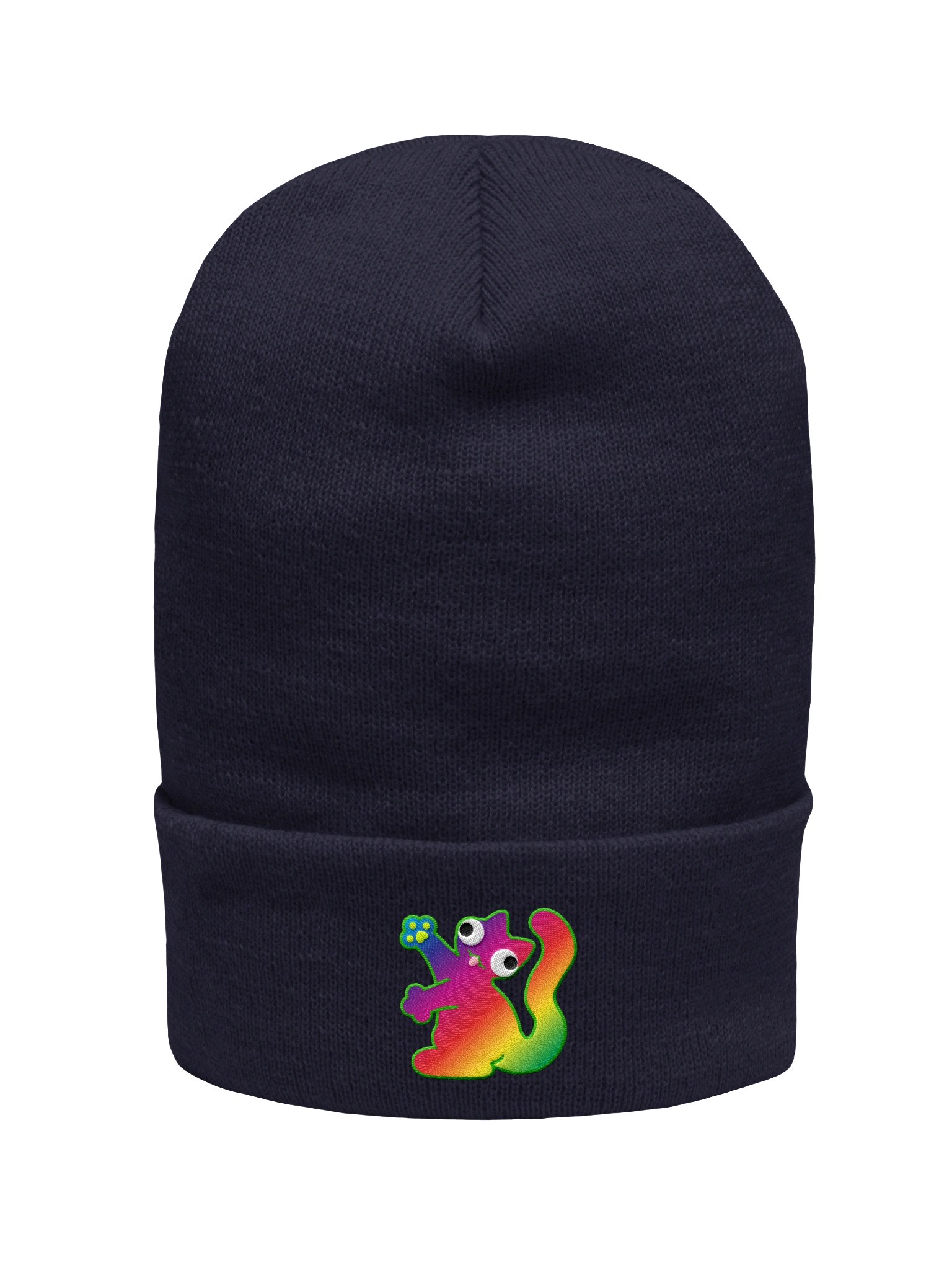 Cuffed Beanie - Rainbow Derpcat2 product image (2)