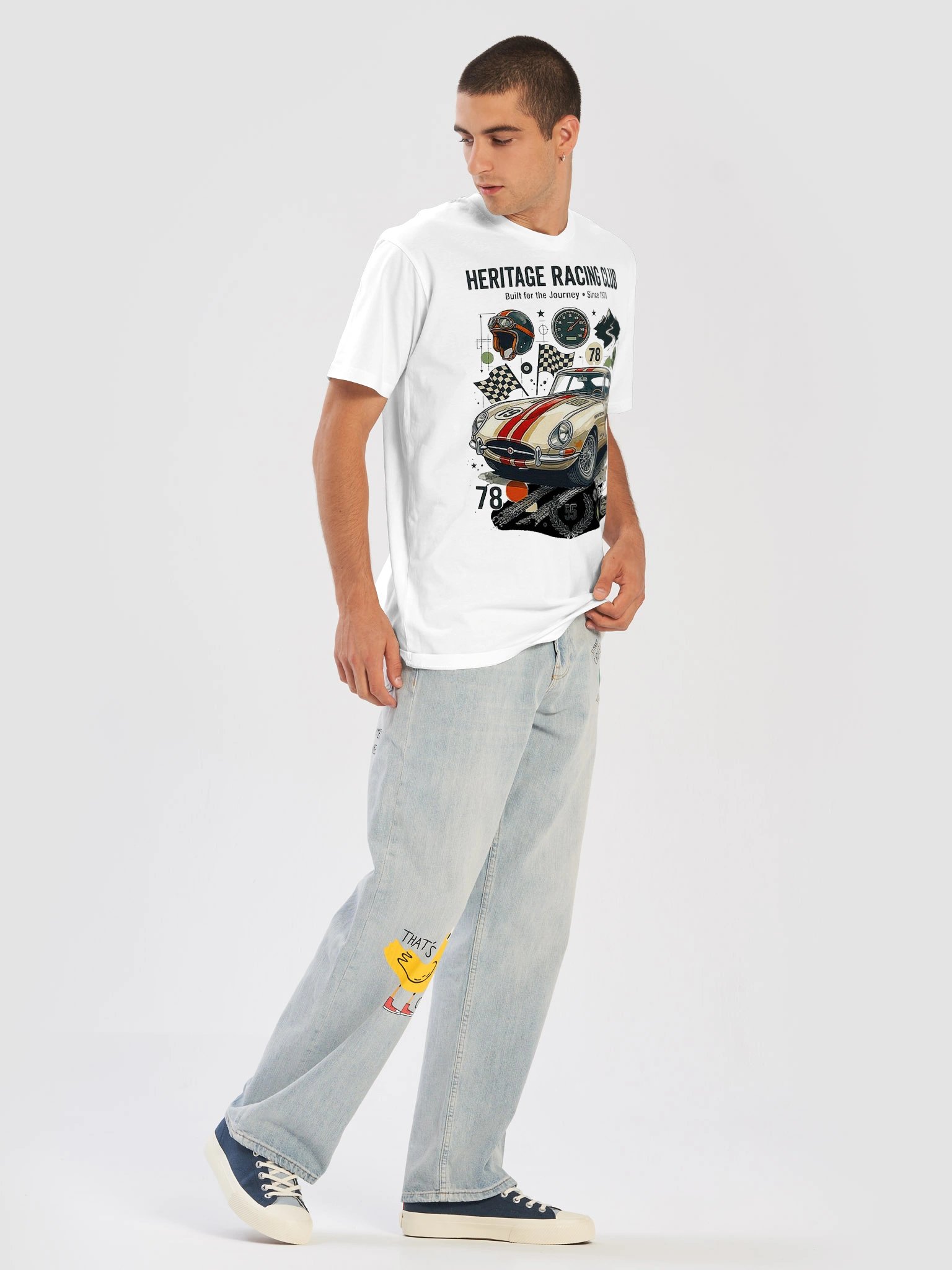 Heritage Racing Club Graphic Tee | Vintage Motorsport Streetwear product image (5)