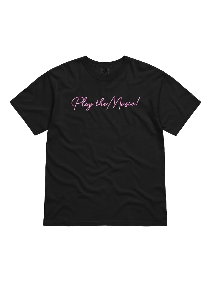 Play The Music T-Shirt - Black product image (1)