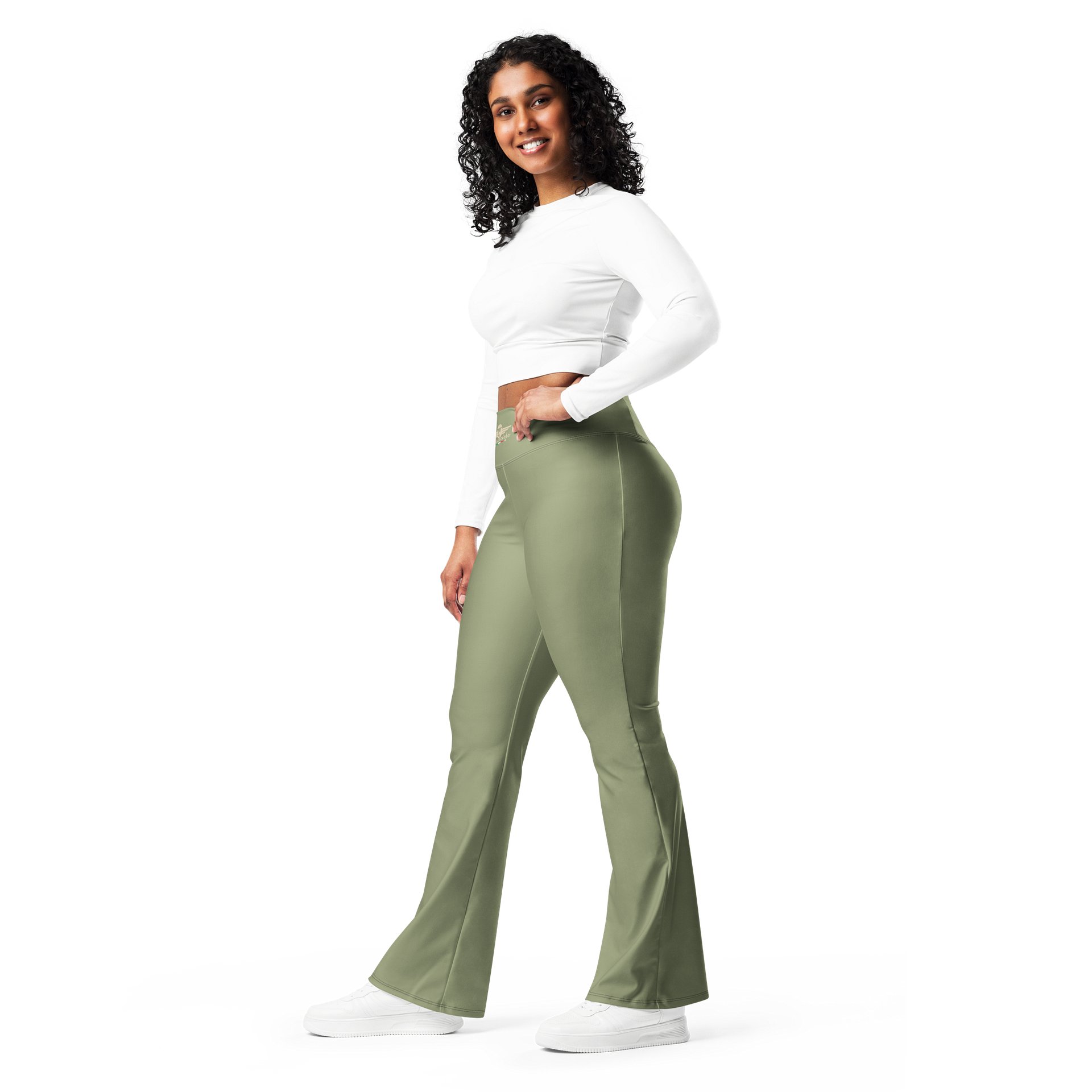 Leggings a Zampa Alta Vestibilità - Linea Donna terraecielo product image (11)