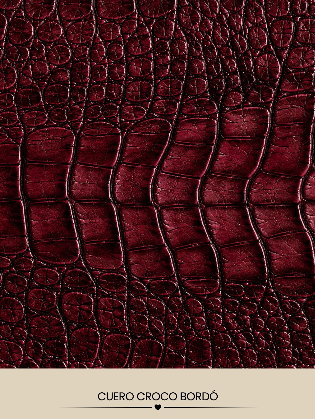 CUERO CROCO BORDÓ product image (1)