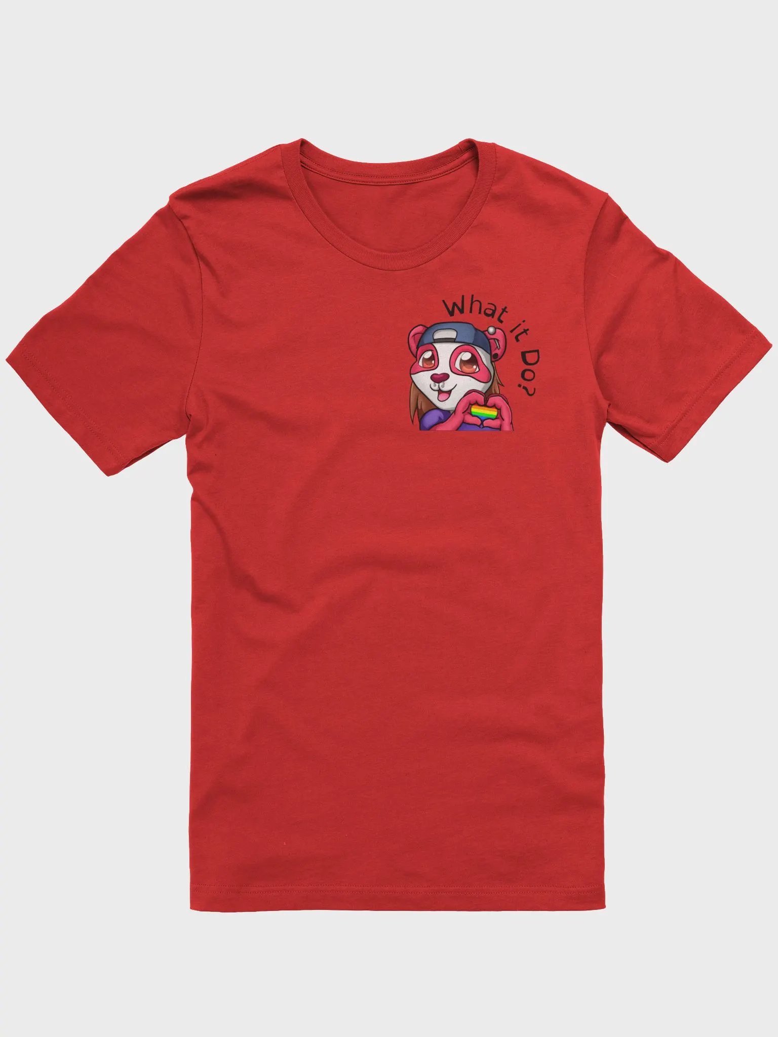 PaisliePanda Love Tee w/ Dark Text product image (2)