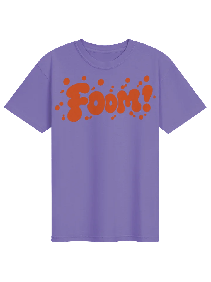 Foom! Orange Violet Bubble Splash Tee product image (2)