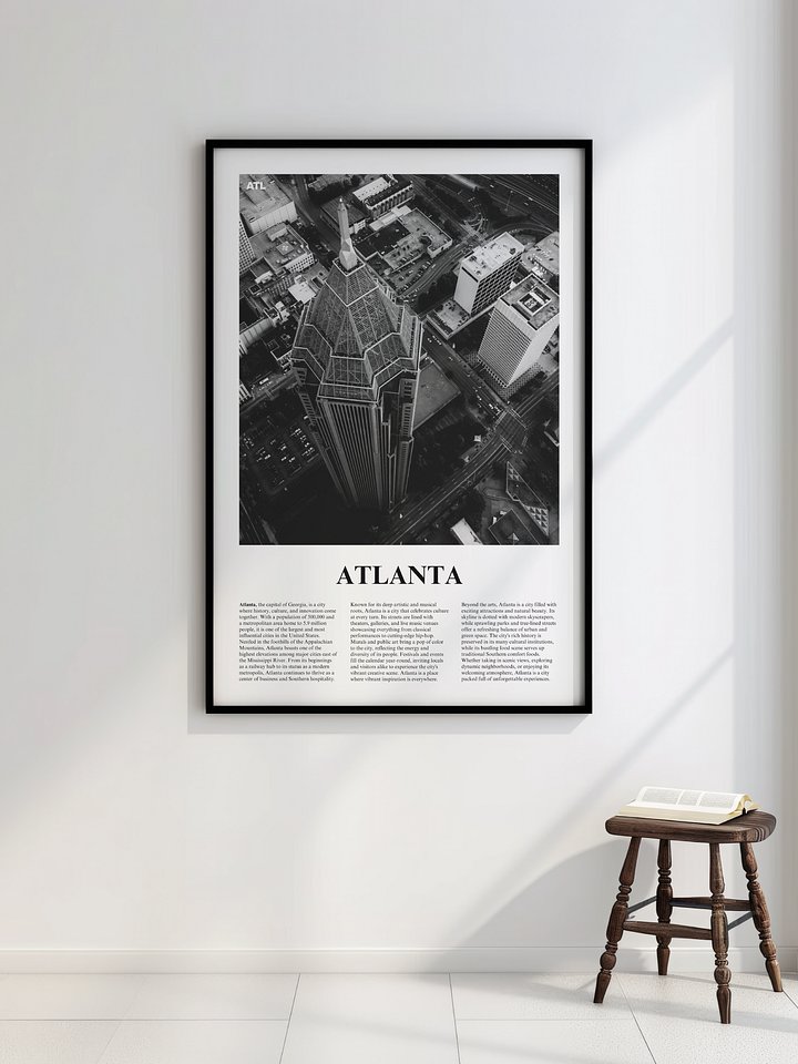 Atlanta 04 Newspaper Poster product image (2)