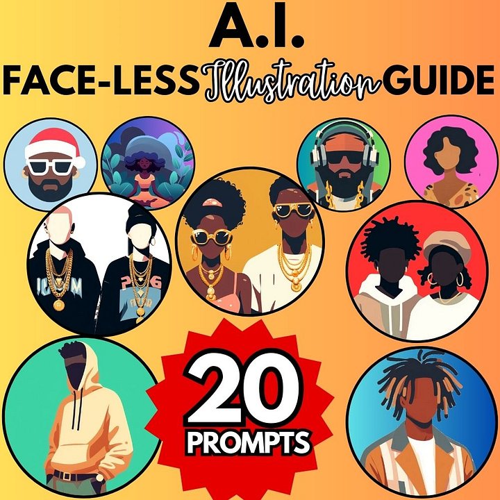 Faceless Illustration Prompt Guide product image (1)