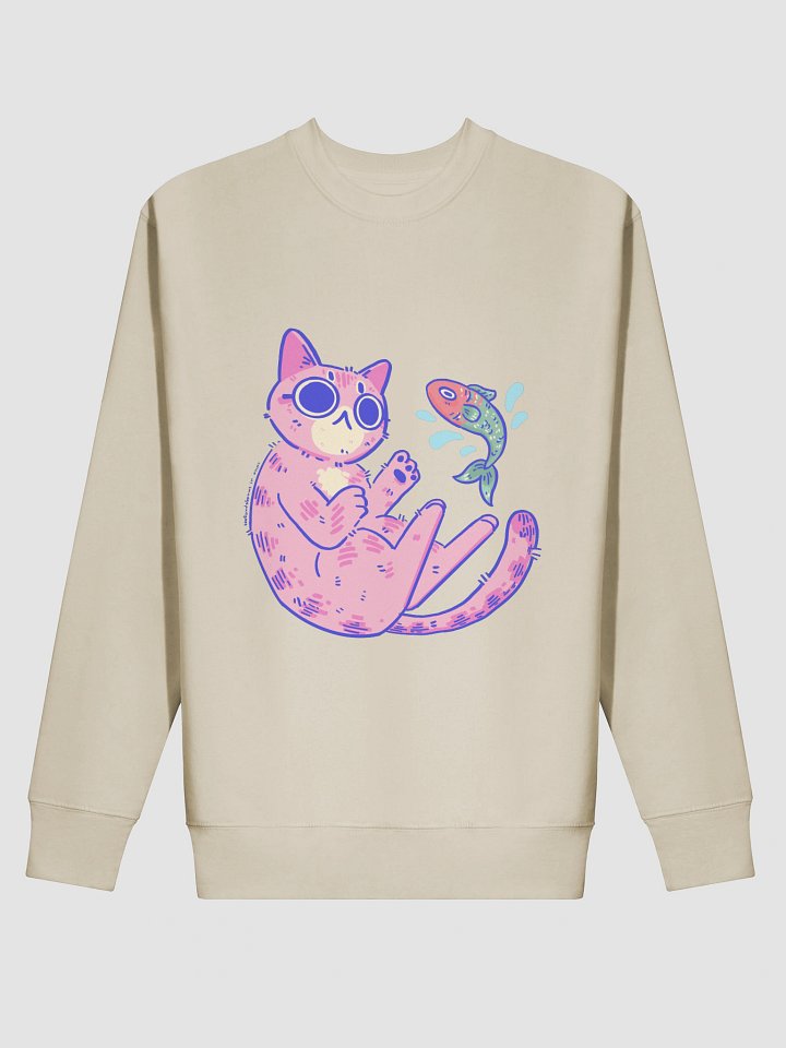 Misty the Pink Tabby Sweatshirt – Kit’s Cats x Smudge Pudge product image (2)