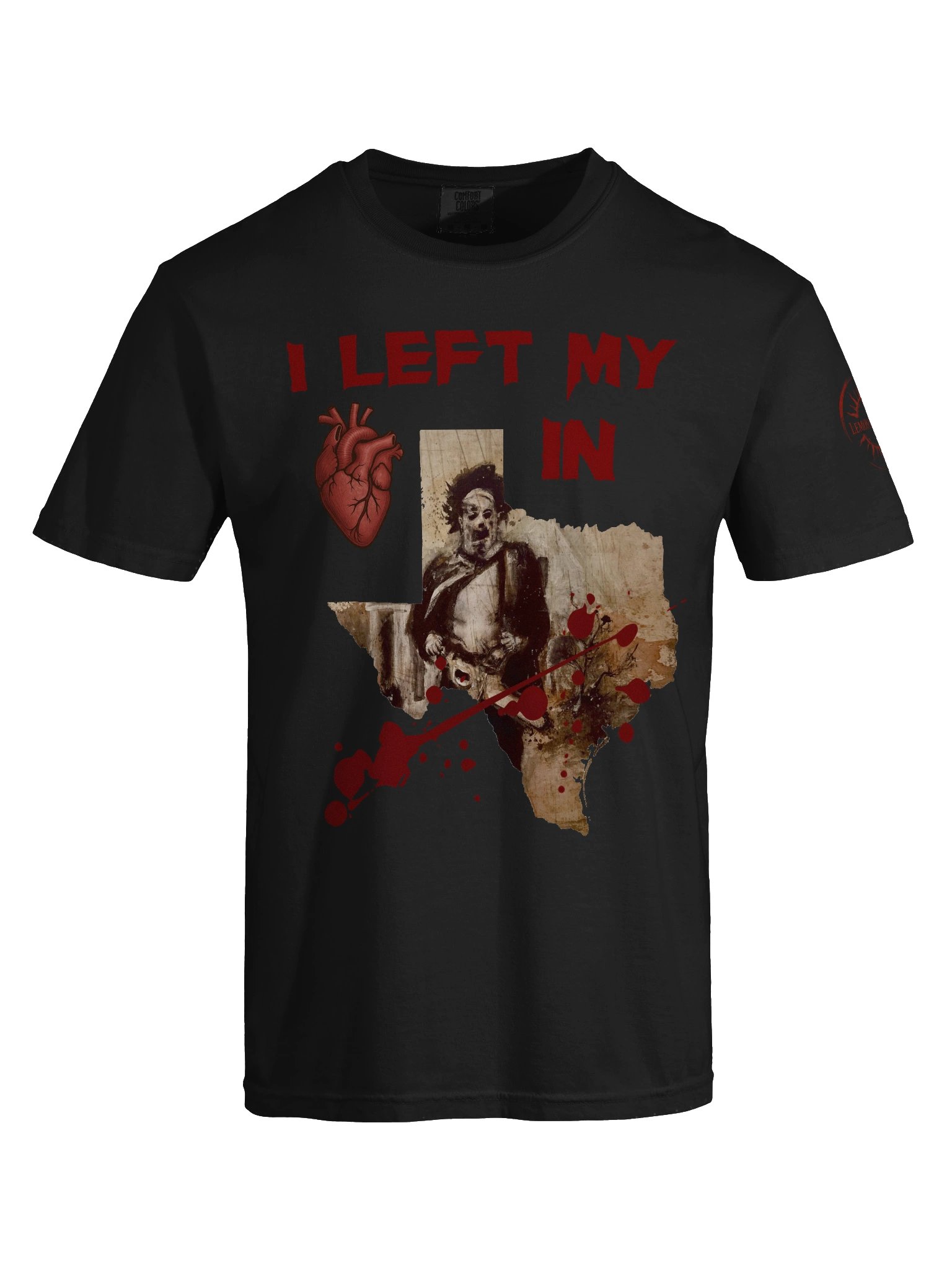 Leatherface - "I Left My (Heart) in (Texas)" Horror T-Shirt product image (7)