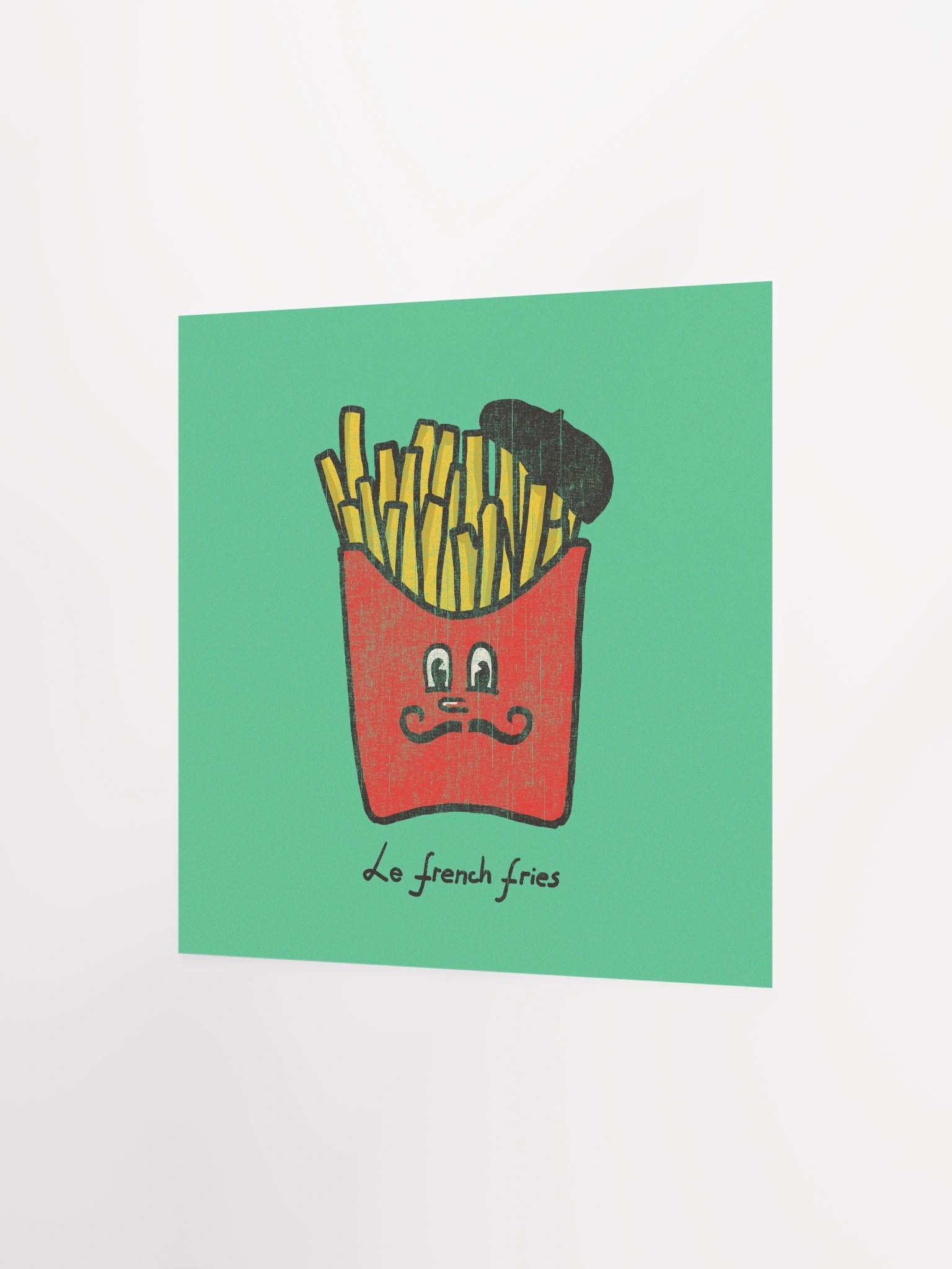 Le french fries graphic art print product image (7)