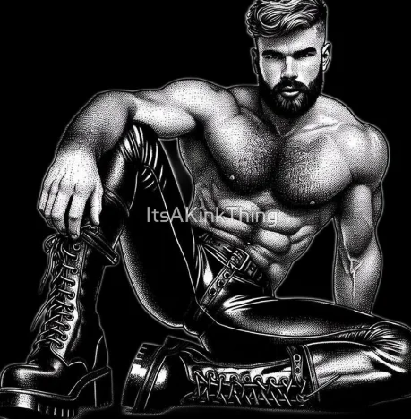 Gay Gods - Captain Ivan Gay Leather Bar Pride Berlin Graphic Design product image (1)