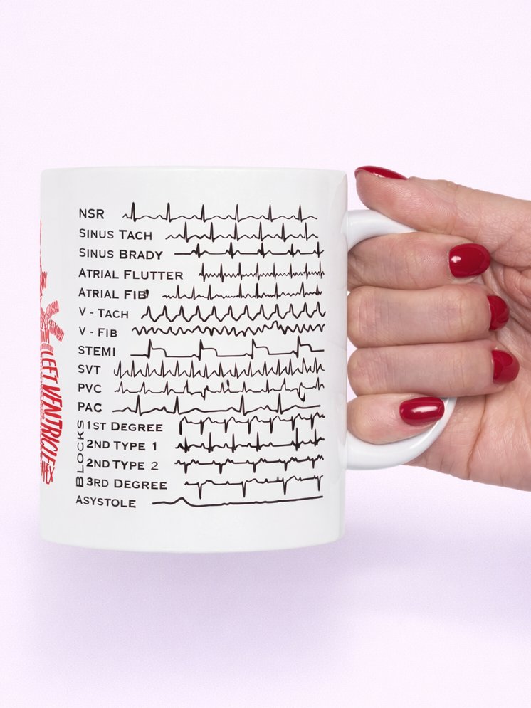 ECG Cardiac Rhythms Mug product image (1)