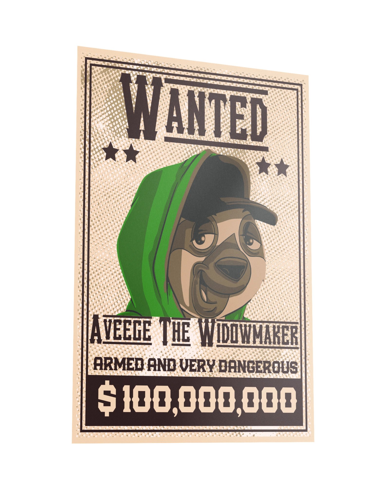Aveege The Widowmaker Wanted Poster product image (2)