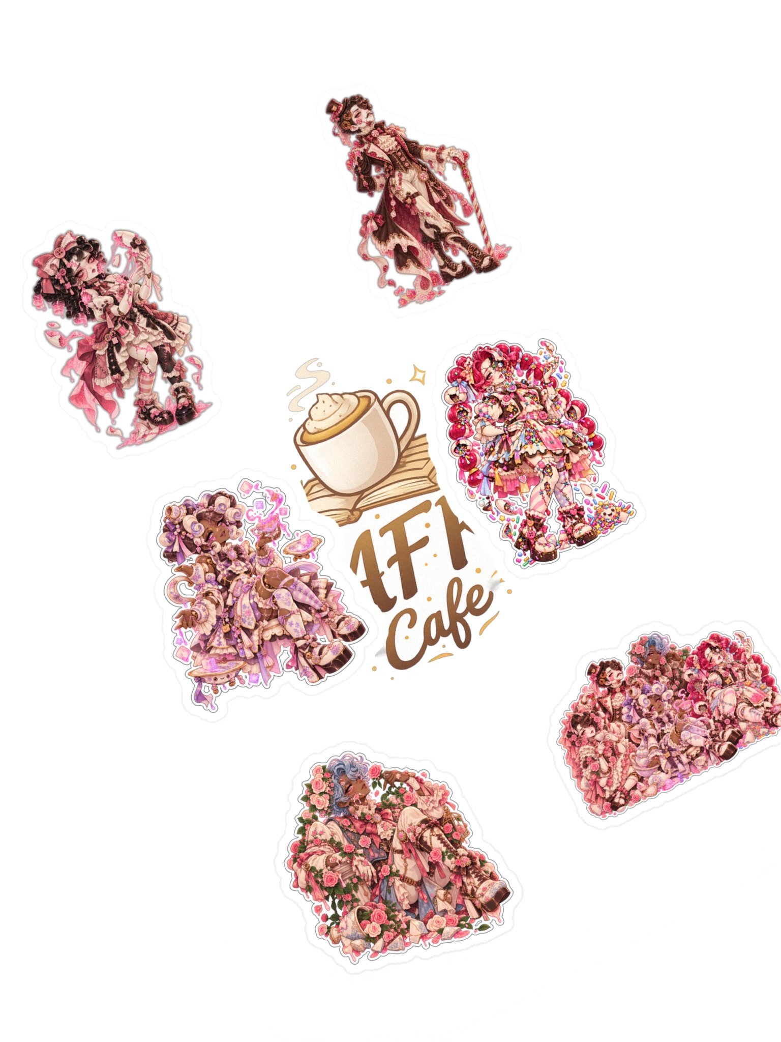 Sugar Stitches: Porcelain Dolls — 6 Sticker Pack product image (1)