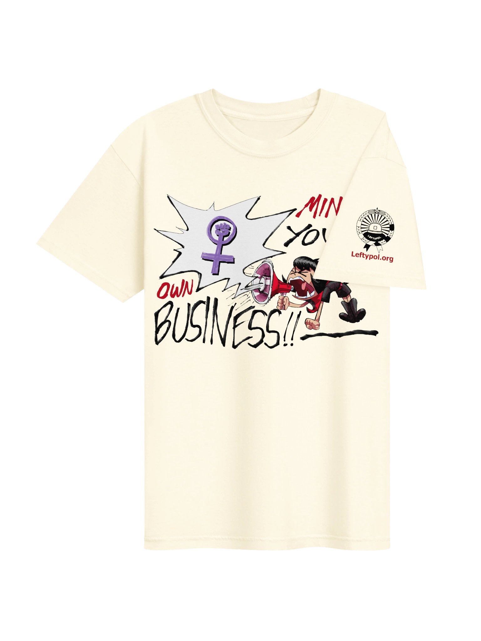 Alunya — “Mind Your Own Business!!” T-Shirt product image (4)