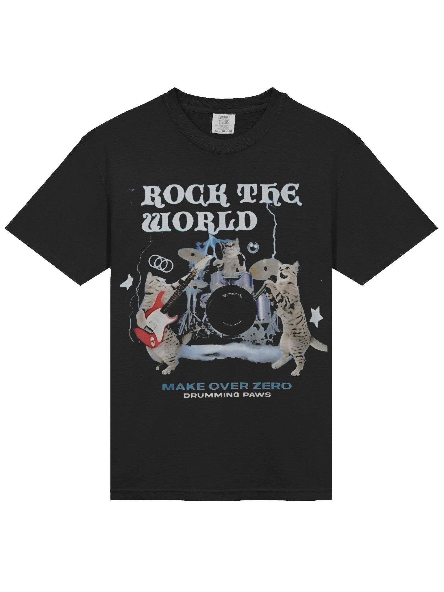 Rock Cat Digital Oversized Fit Short Sleeve T-Shirt product image (2)