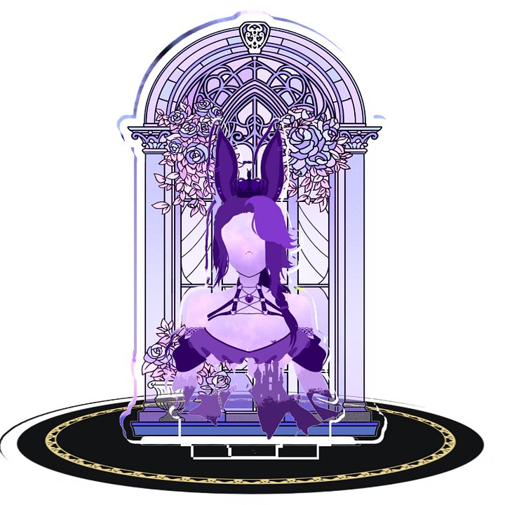 Silhouette of a Boba Bunny Acrylic Standee product image (1)