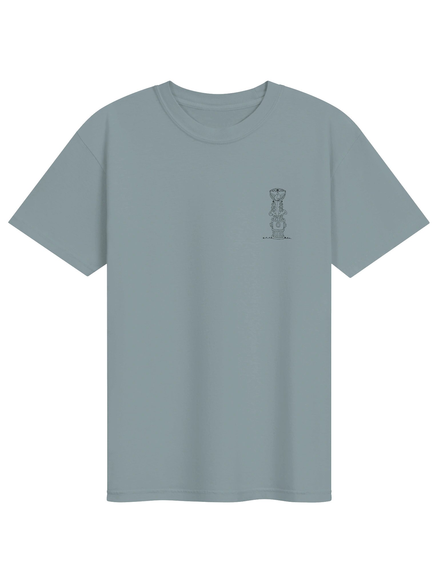 Fire Hydrant Tee Black Graphic product image (1)