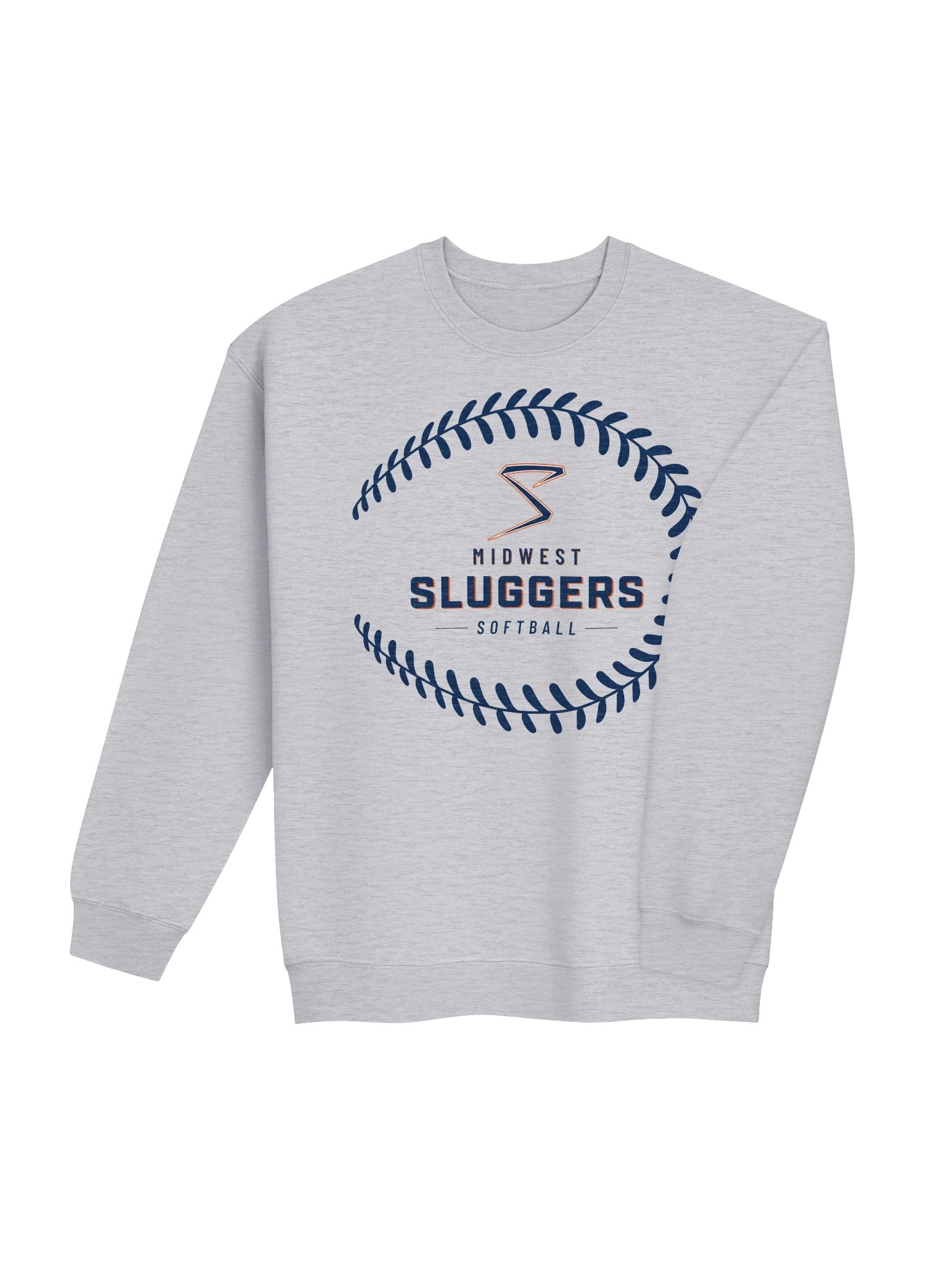 Sluggers Softball Stitch Unisex Crewneck Sweatshirt product image (4)
