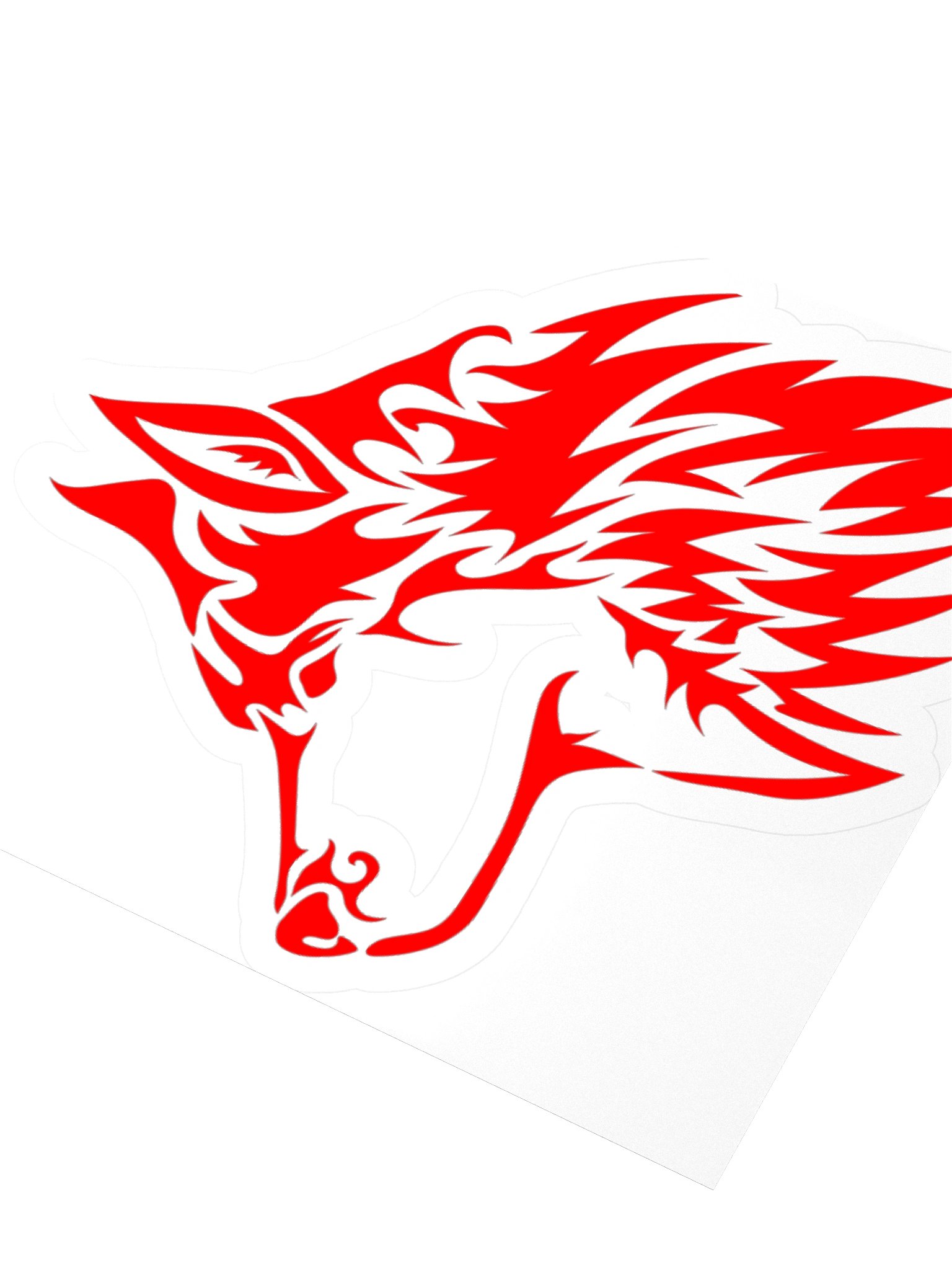 Kefsaus Wolf Kiss Cut Sticker product image (9)