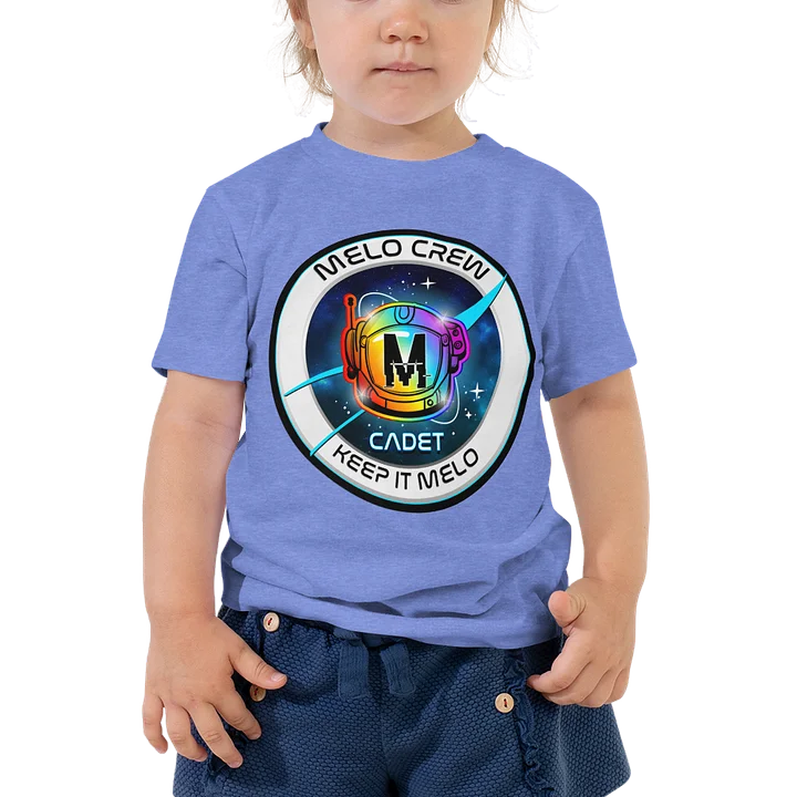 #MeloCrew Badge: Cadet - Basic Toddler T-Shirt | #MadeByMELO product image (2)