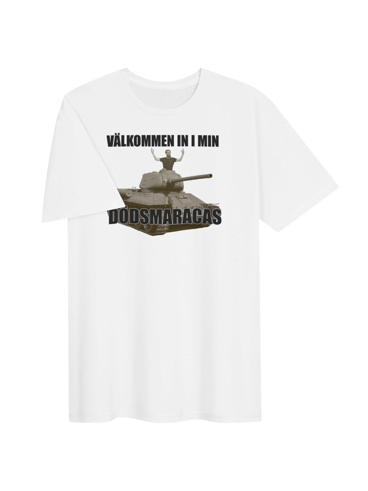 Välkommen in i min dödsmaracas! (Herr T-shirt) product image (3)