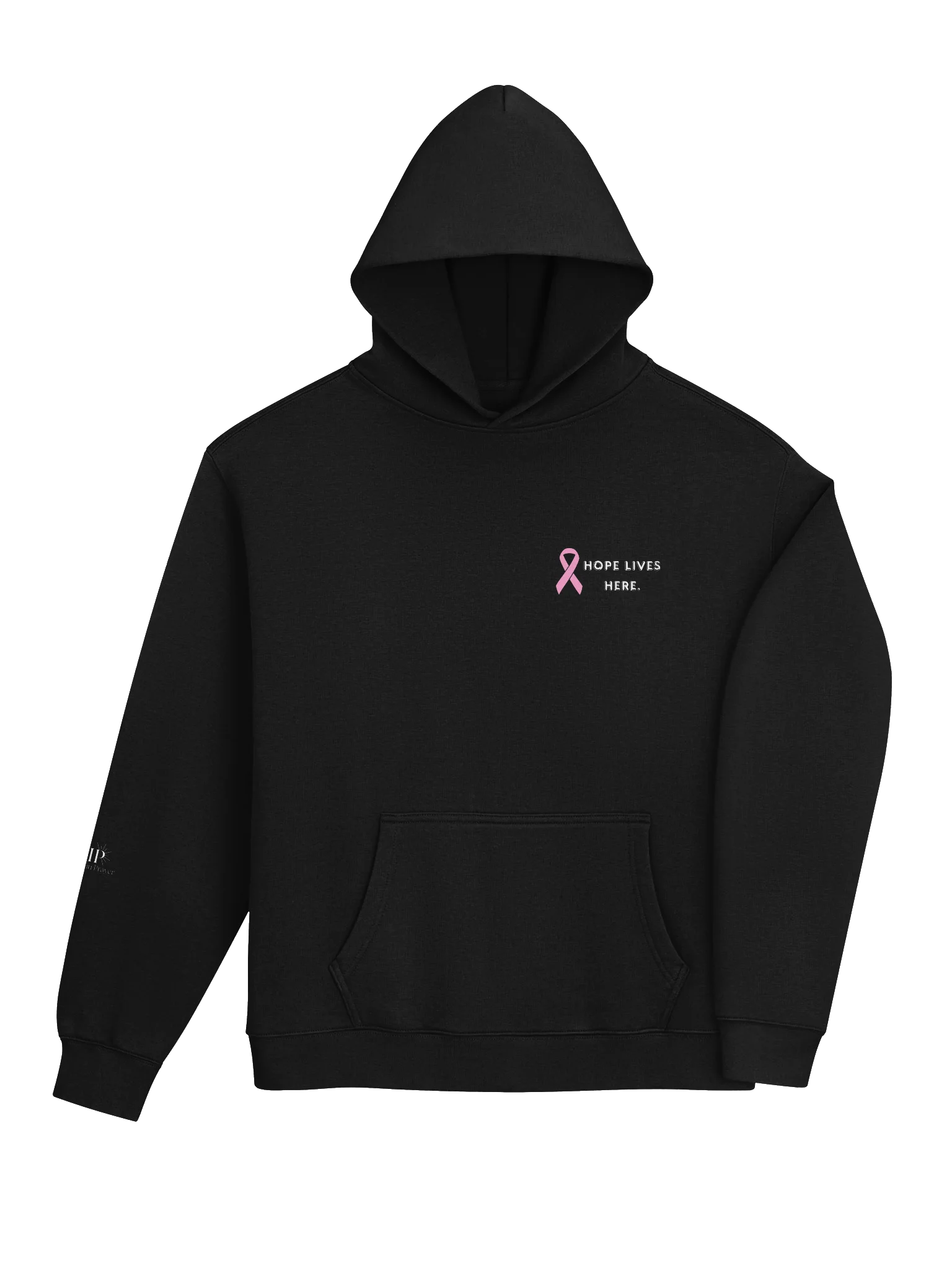 VIP Breast Cancer Awareness "Hope Lives Here" Signature Unisex Hoodie product image (4)