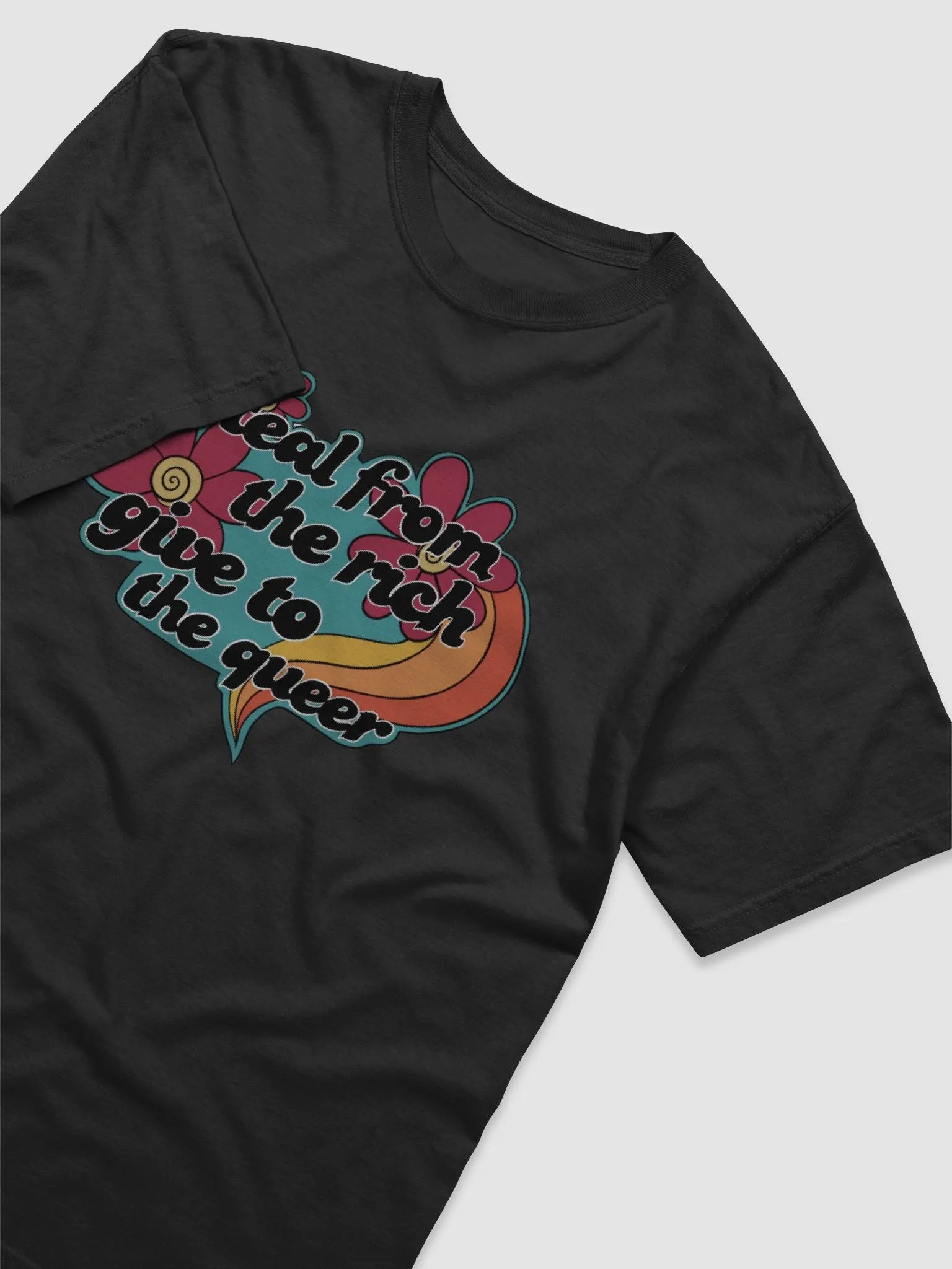 Steal From the Rich/Give to the Queer T-Shirt product image (9)