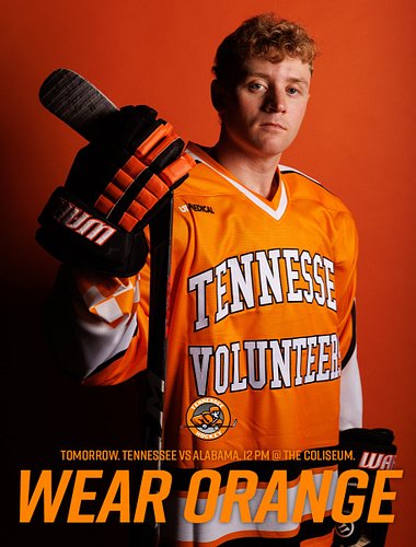 TOMORROW VS BAMA. WEAR ORANGE. 12 PM

#hockeytop | #thebuild