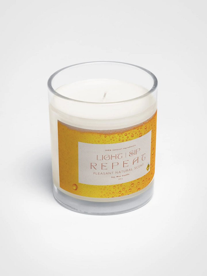 Light | Sip | Repeat Soy Candle product image (2)