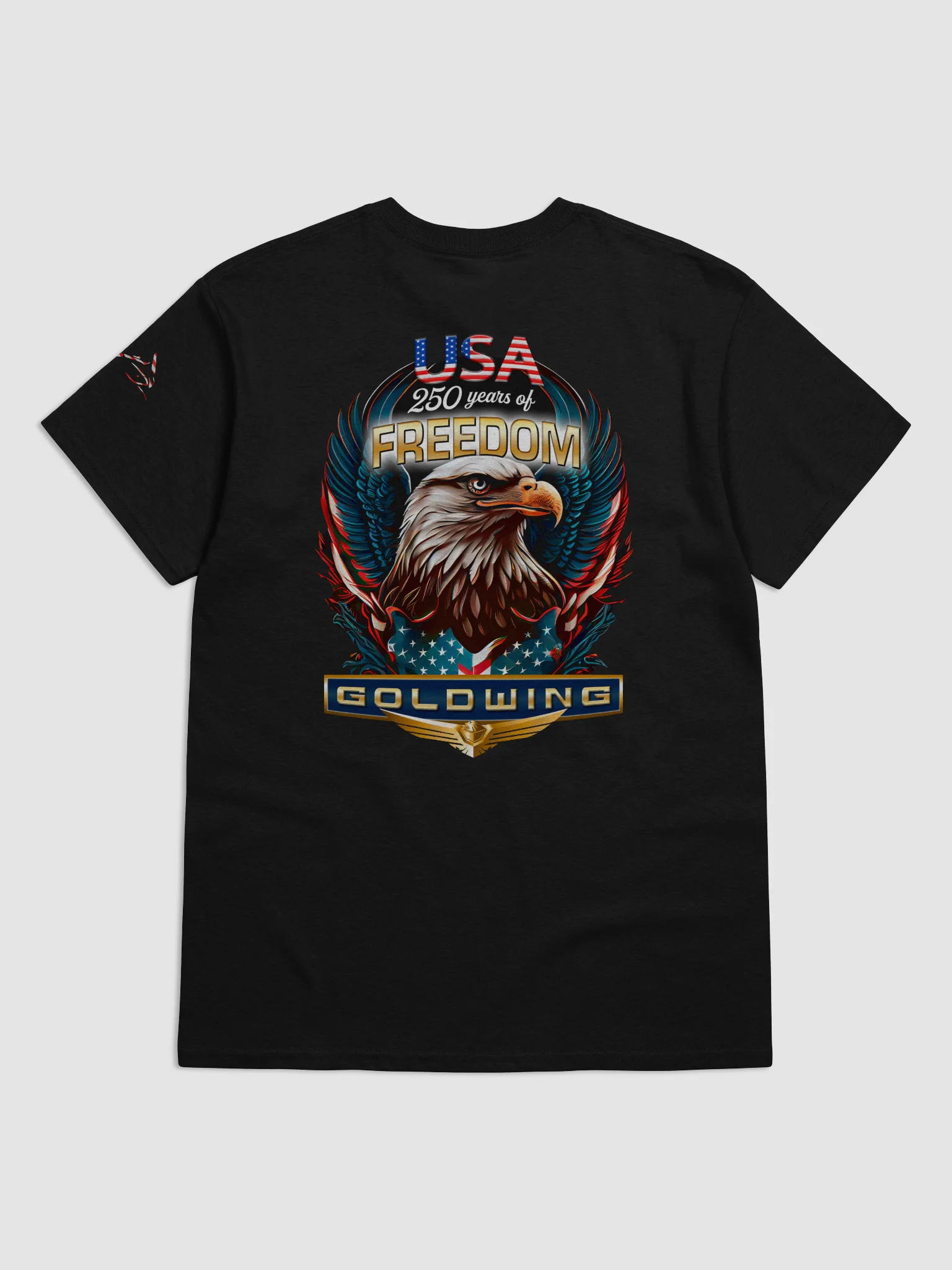 America 250 GOLDWING Tee Shirt (Front and Back) product image (6)
