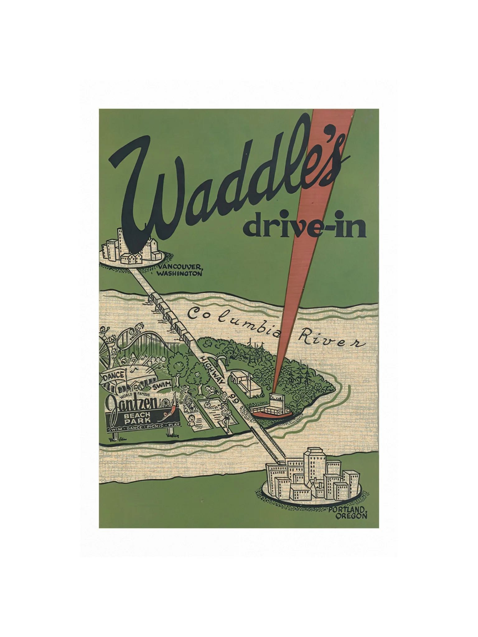 Waddle’s Drive-In Poster product image (10)