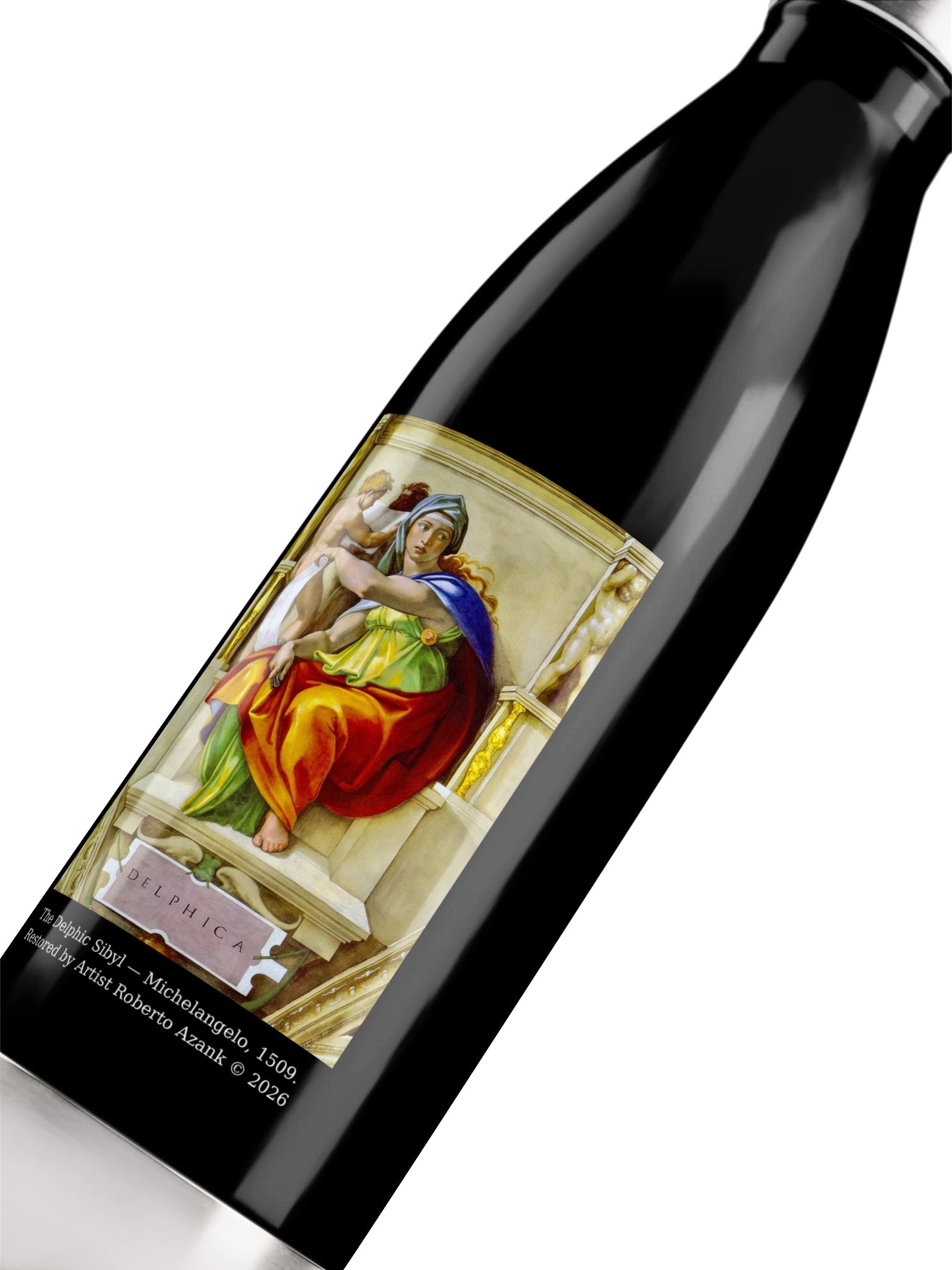 The Delphic Sibyl — Water Bottle product image (5)