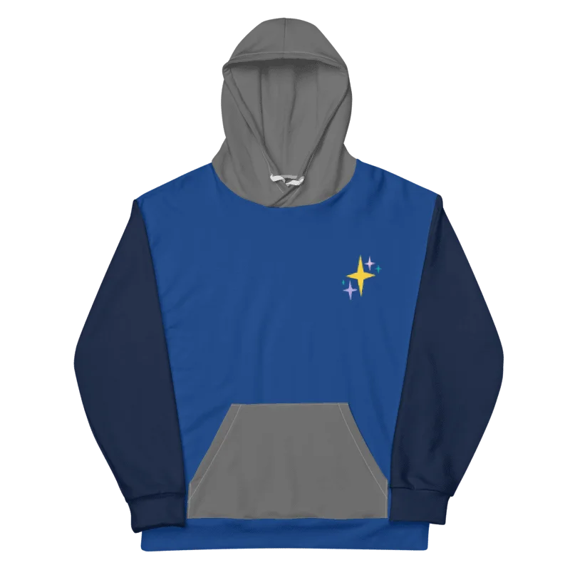 stardust colorway hoodie (blue & grey ver.) product image (1)