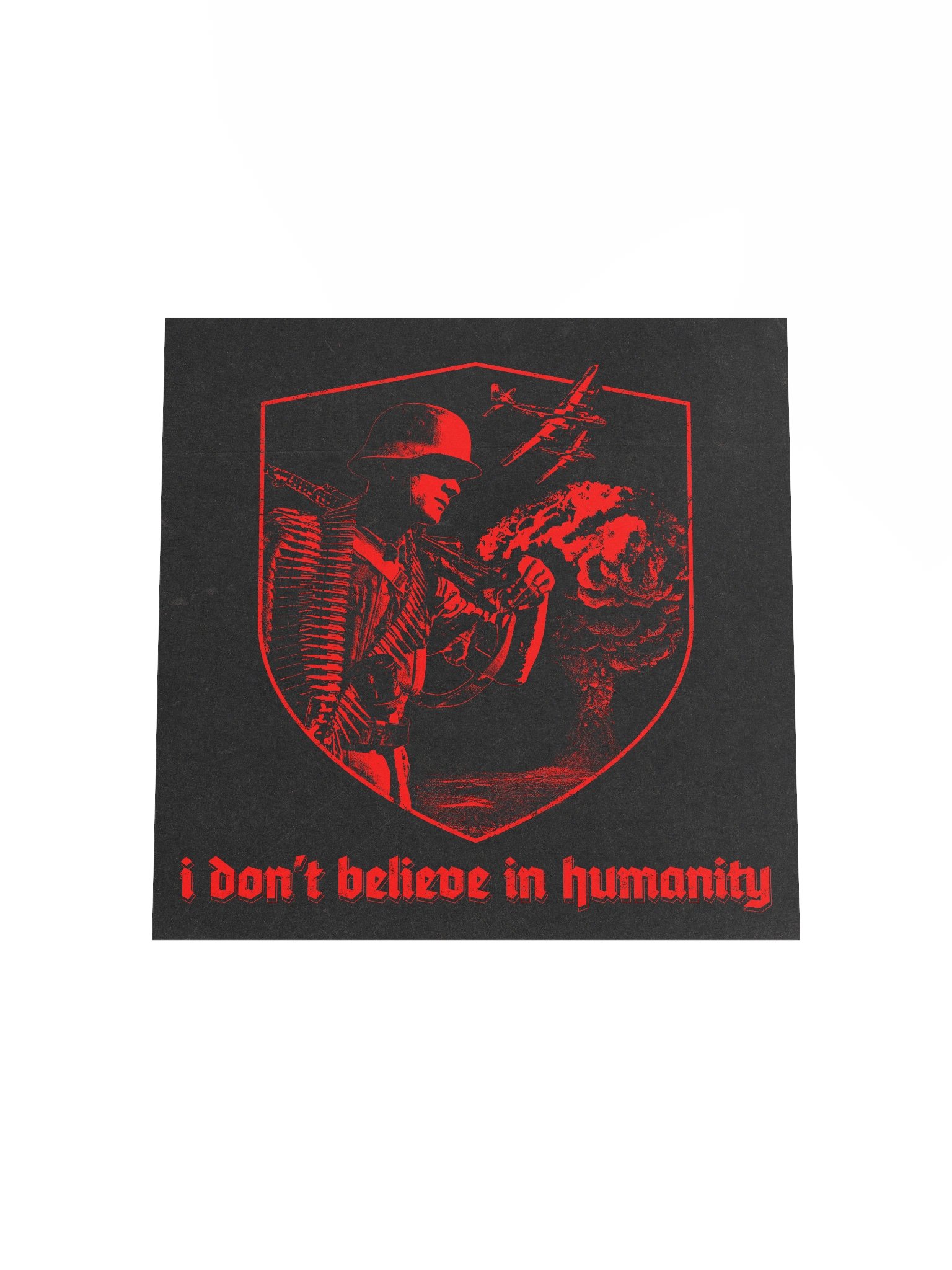 "HUMAN DISEASE" POSTER RED product image (16)