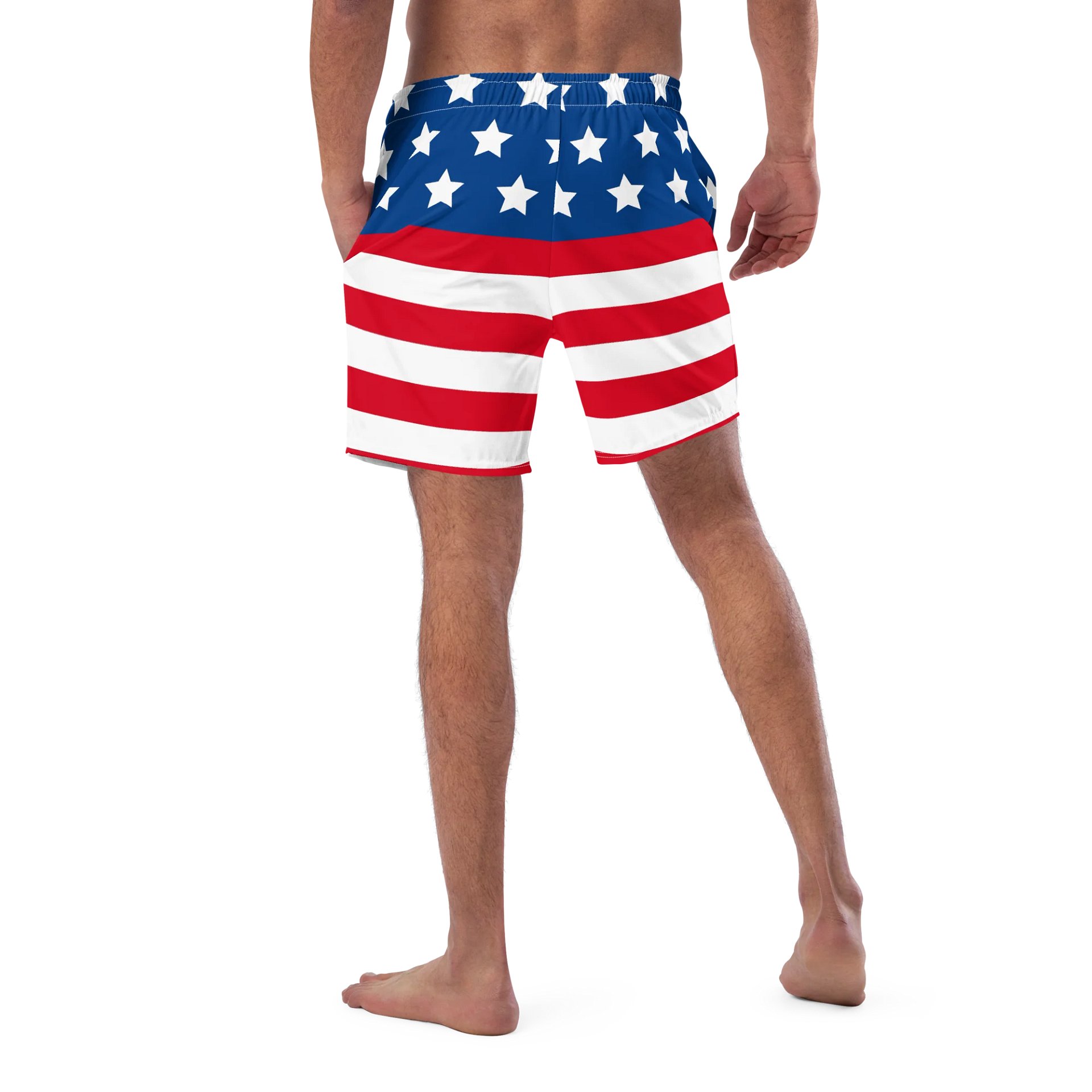 Starry Stripes All-Over Swim Trunks product image (5)