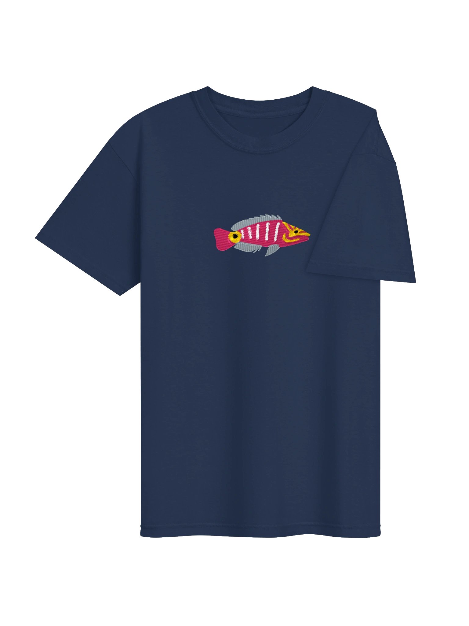 Mystery Wrasse Embroidered Shirt | Reef Aquarium Fish Embroidery Tee | Saltwater Marine Fish Apparel product image (8)