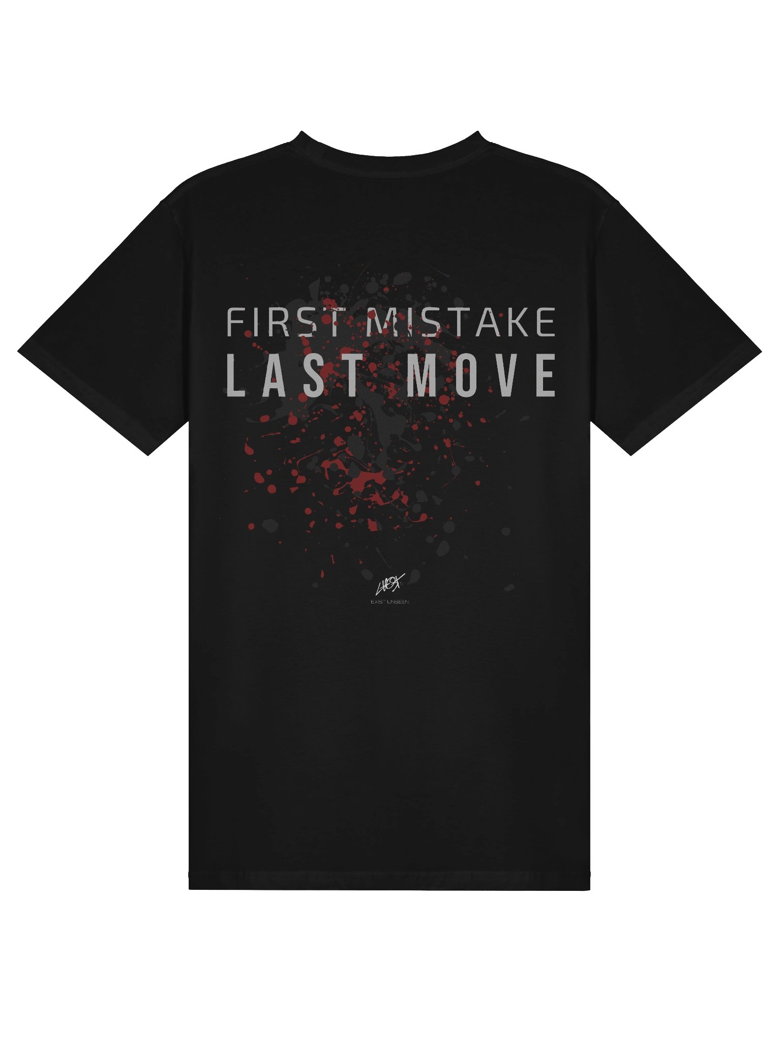 ghost.r6 "last move" tshirt (unisex) # DROP 1 limited product image (1)