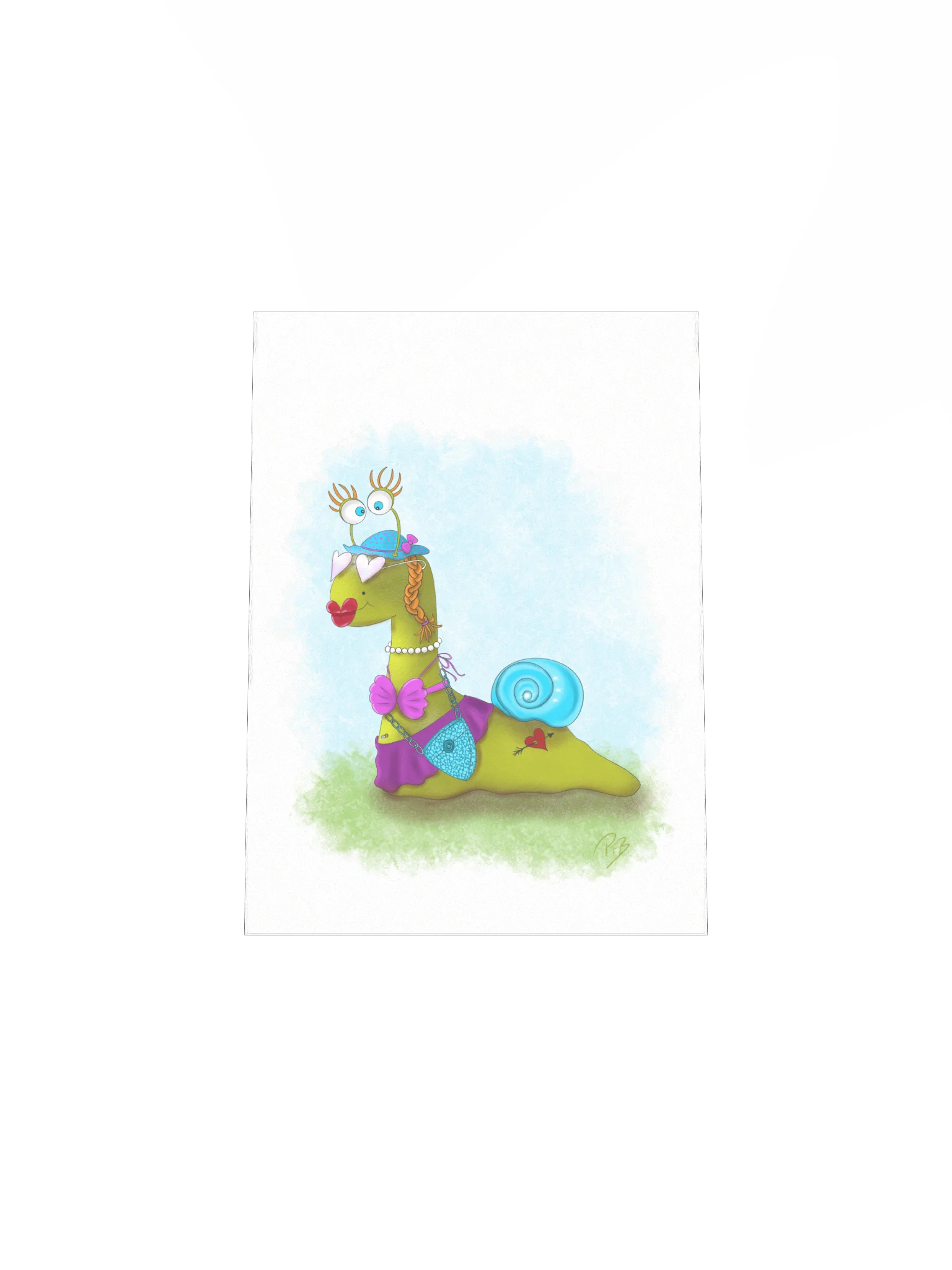 Glam Snail Diva Poster - Snailberta product image (4)