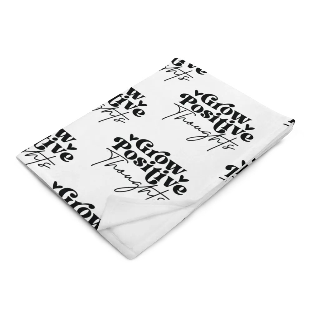 Grow Positive Thoughts Blanket product image (4)