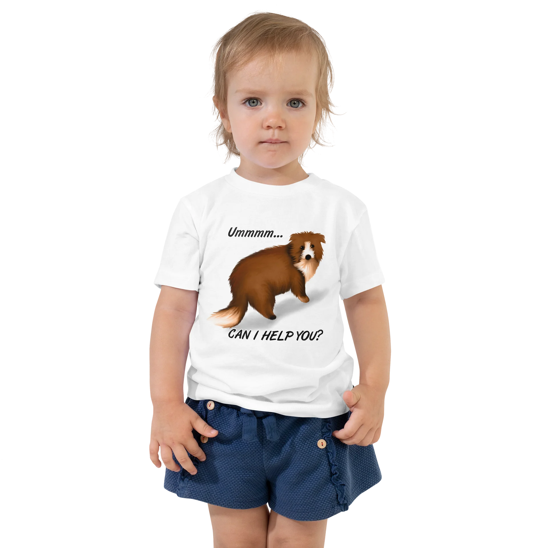 Dog "Ummm... Can I Help You?", Toddler T-Shirt - Bella+Canvas product image (2)