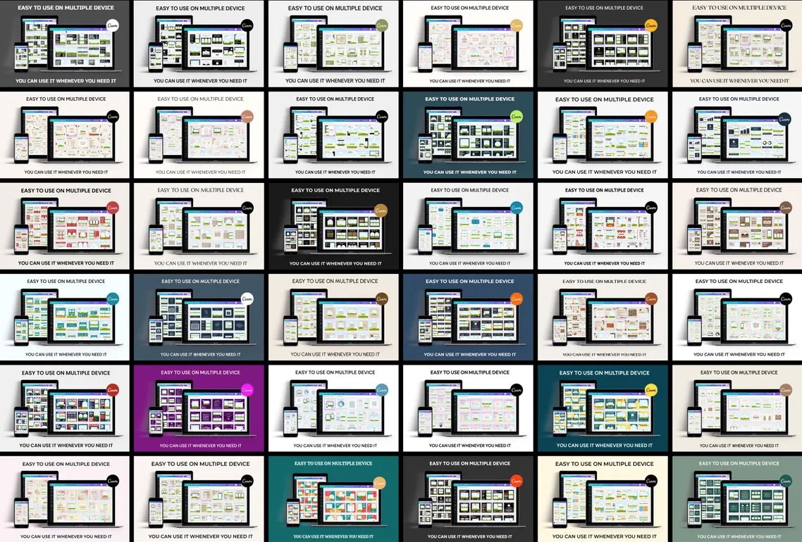 Canva Instagram Templates Bundle, Social Media for PLR MRR product image (3)